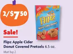 Family Dollar Flipz Apple Cider Donut Covered Pretzels offer