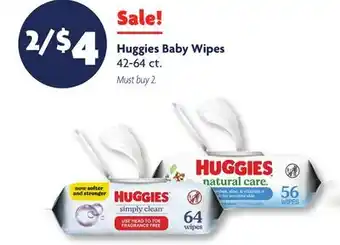 Family Dollar Huggies Baby Wipes offer