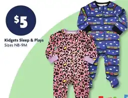 Family Dollar Kidgets Sleep & Plays offer