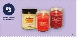 Family Dollar Harvest Scented Jar Candles offer