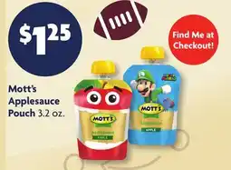 Family Dollar Mott's Applesauce Pouch offer
