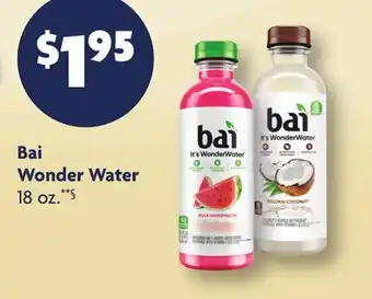 Family Dollar Bai Wonder Water offer
