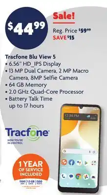 Family Dollar Tracfone Blu View 5 offer