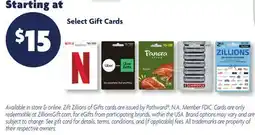 Family Dollar Select Gift Cards offer