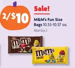 Family Dollar M&M's Fun Size Bags offer
