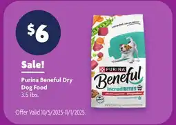 Family Dollar Purina Beneful Dry Dog Food offer