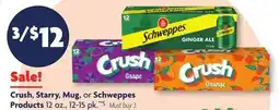Family Dollar Crush, Starry, Mug, or Schweppes Products offer