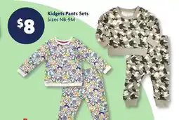 Family Dollar Kidgets Pants Sets offer