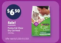 Family Dollar Purina Cat Chow Dry Cat Food offer