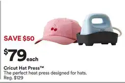 Michaels Cricut Hat press offer