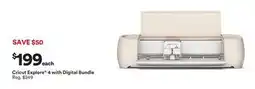 Michaels Cricut explore 4 with Digital Bundle offer