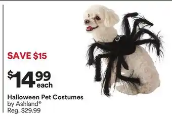 Michaels Halloween pet Costumes by Ashland offer