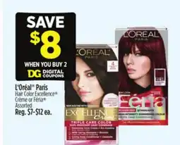 Dollar General L' Oréal Paris Hair Color Excellence Crème or Féria offer