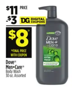 Dollar General Dove Men + Care Body Wash offer