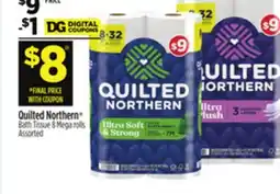 Dollar General Quilted Northern Bath Tissue offer