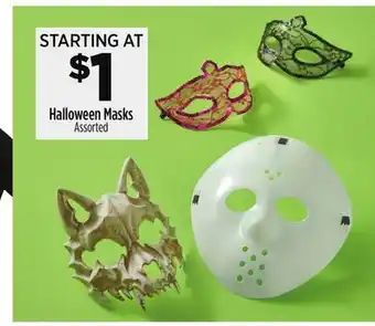 Dollar General Halloween Masks offer