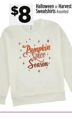Dollar General Halloween or Harvest Sweatshirts offer