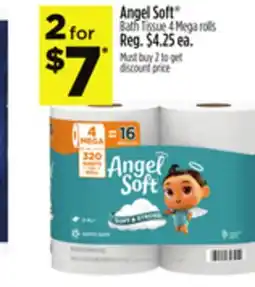 Dollar General Angel Soft Bath Tissue offer