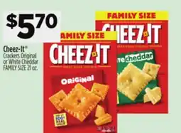 Dollar General Cheez-It Crackers Original or White Cheddar offer