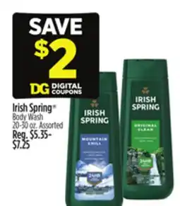Dollar General Irish Spring Body Wash offer