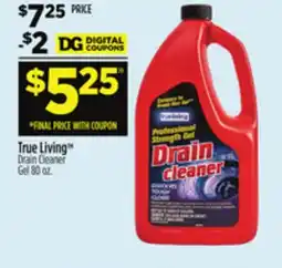Dollar General True Living Drain Cleaner Gel offer