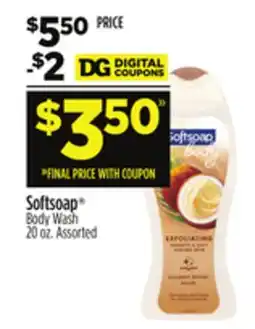 Dollar General Softsoap Body Wash offer