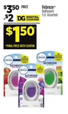 Dollar General Febreze Bathroom offer