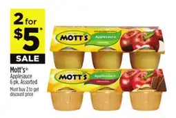 Dollar General Mott's Applesauce offer