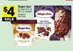 Dollar General Häagen-Dazs Ice Cream 14 oz. or Bars 3 ct offer