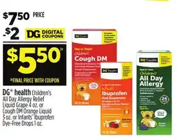 Dollar General DG health offer