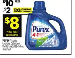 Dollar General Purex Liquid Laundry Detergent offer