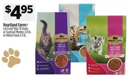 Dollar General Heartland Farms Cat Food Ship'N Shore or Seafood Medley offer