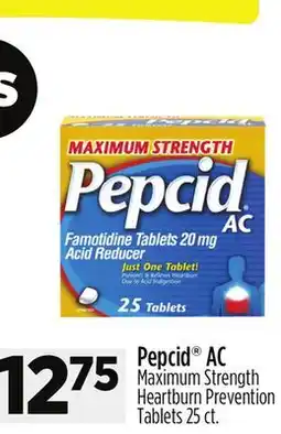 Dollar General Pepcid AC Maximum Strength Heartburn Prevention Tablets offer