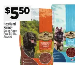 Dollar General Heartland Farms Dog or Puppy Food offer