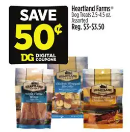 Dollar General Heartland Farms Dog Treats offer