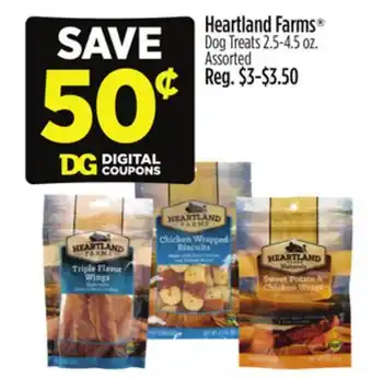 Dollar General Heartland Farms Dog Treats offer