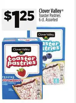 Dollar General Clover Valley Toaster Pastries offer