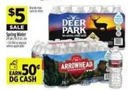Dollar General Spring water offer
