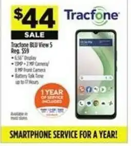 Dollar General tracfone blu view 5 reg. $59 offer