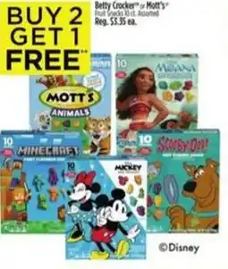 Dollar General Betty crocker mott's feat snacks offer