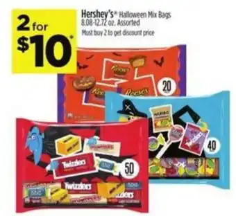 Dollar General Hershey's halloween mix bags offer