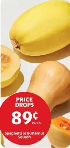 Aldi Spaghetti or Butternut Squash offer