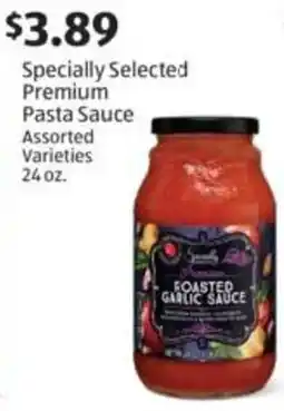Aldi Specially selected premium pasta sauce assorted varieties offer