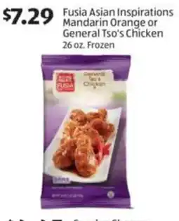 Aldi Fusia asian inspirations mandarin orange or general tso's chicken offer