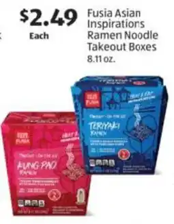 Aldi Fusia Asian Inspirations Ramen Noodle Takeout Boxes offer
