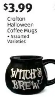 Aldi Crofton Halloween Coffee Mugs offer
