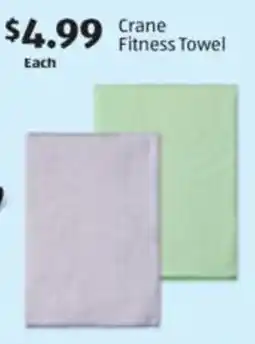 Aldi Crane Fitness Towel offer