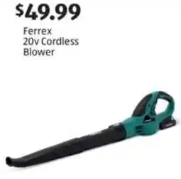 Aldi Ferrex 20v Cordless Blower offer