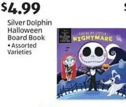 Aldi Silver Dolphin Halloween Board Book offer