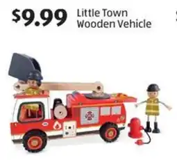 Aldi Little Town Wooden Vehicle offer